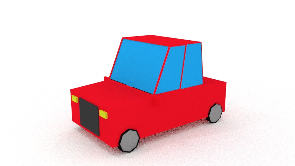 Low Poly Car  preview image 1